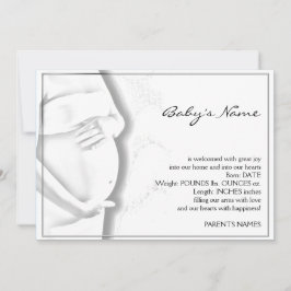 Anúncio Anunciação de Bela Grávida