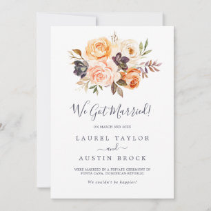 Anúncio Anunciamento Rustic Earth Florals