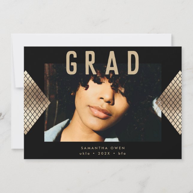 Anúncio Anunciante de Folha Geométrica de Ouro Preto e Ama (Frente)