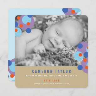 Anúncio Anunciante de Nascimento do Bebê, Círculos de Borr