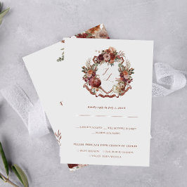 Anúncio Apaixonado | Autumn Blooms Wedding RSVP