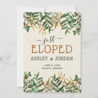 Anúncio Apenas Casamento Eloped