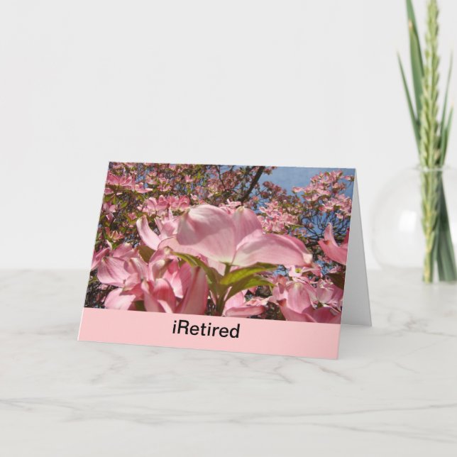 Anúncio Aposentado e a vida não poderia ser melhor! Cartõe (Frente)