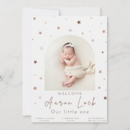 Anúncio Apresentando nosso pequeno milagre: [Nome do Bebê]