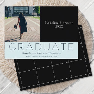 Anúncio Aqua Preto de Foto Moderno