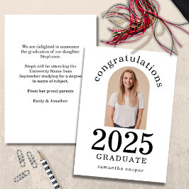 Anúncio Arch Photo Congrats Nome do Formando 2023