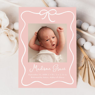 Anúncio Arco Encantador Blush Pink Baby Girl Foto Birt
