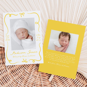 Anúncio Arcos Amarelos Desenhados À Mão 2 Foto Nascimento