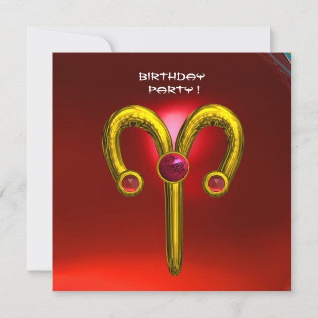 Anúncio ARIES RUBY, vermelho-vivo (Frente)