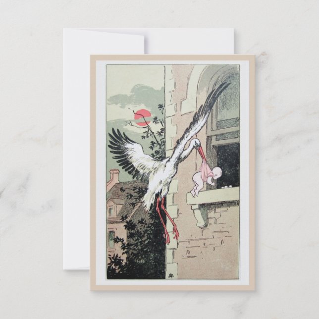 Anúncio Art Nouveau - naufrágio do bebê (Frente)