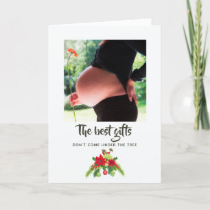 Anúncio Arte Folclórica Aquarela Floral Natal Bebê Esperad