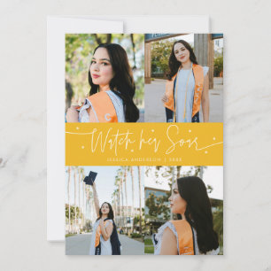 Anúncio Assista a Ela Voar Multi Foto Amarelo Grad