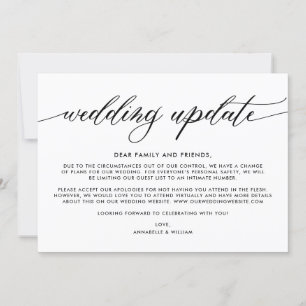Anúncio Atualização de Casamento Casamento Menor