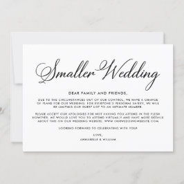 Anúncio Atualização de casamento | Casamento menor