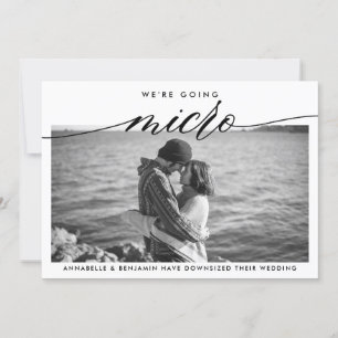 Anúncio Atualização de casamento   Estamos Indo Para A Mic