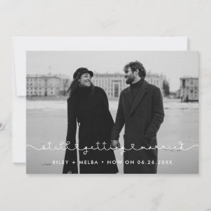 Anúncio Atualização de casamento simples e fofo