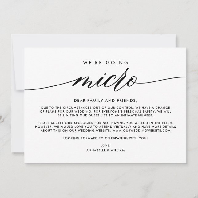 Anúncio Atualização de Casamento | Vamos Fazer Micro (Frente)