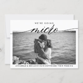 Anúncio Atualização de Casamento | Vamos para o Micro