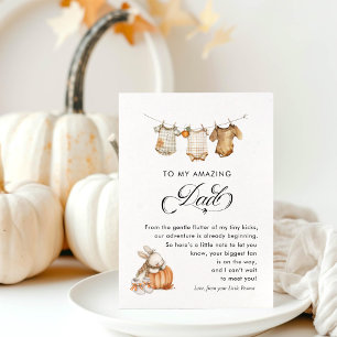 Anúncio Autumn Fall Pregnancy Revelação Para Marido