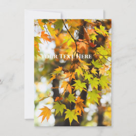 Anúncio Autumn Leaves [Flat Card]