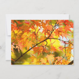 Anúncio Autumn Leaves [Flat Card]