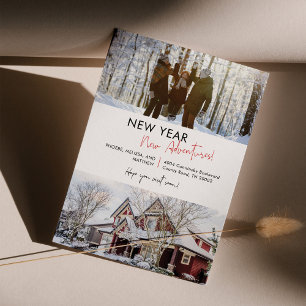 Anúncio Aventuras de Ano Novo Movimentamos Endereço em Mov