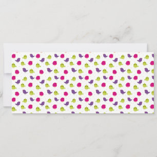 Anúncio Aves brancas e coloridas