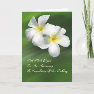 Anúncio Aviso de Cancelamento de Casamento - Carteira Fran