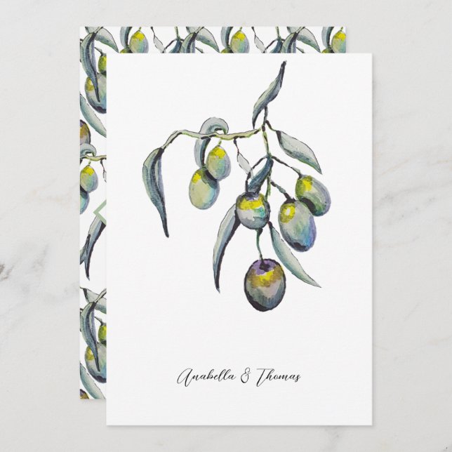 Anúncio Azeitonas mágicas pintadas à mão (Frente/Verso)