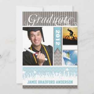 Anúncio Azul e Cinza Zag Mais velho 3 Imagens Classe de