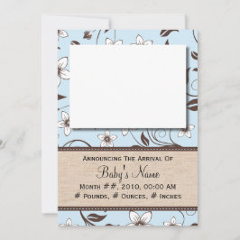 Anúncio Baby Boy Floral