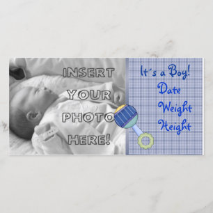 Anúncio Baby Boy Rattle