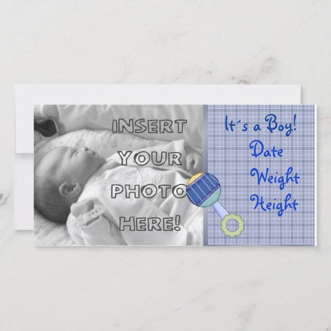 Anúncio Baby Boy Rattle (Frente)