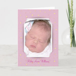 Anúncio Baby Girl Star Photo Frame