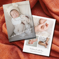 Baby Photo Modern Birn