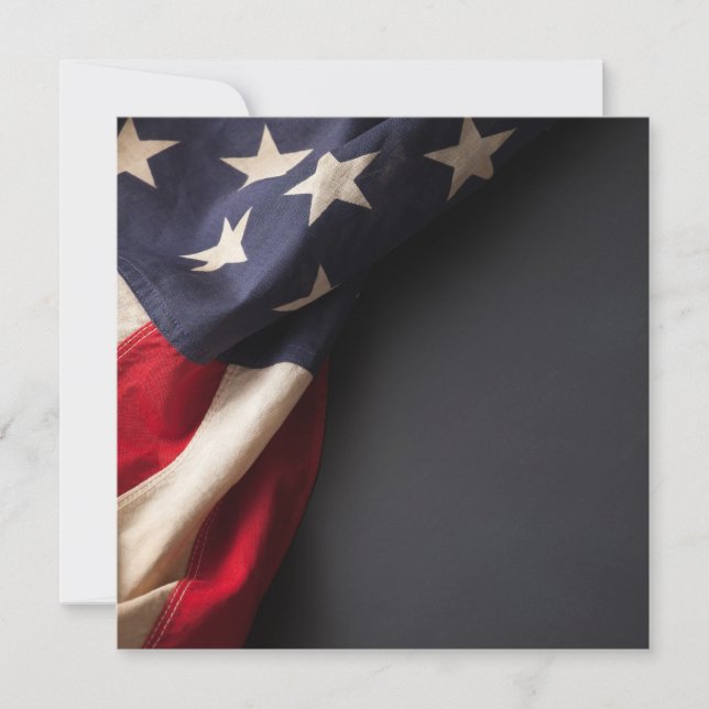 Anúncio Bandeira Americana em um Quadro (Frente)