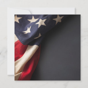 Anúncio Bandeira Americana em um Quadro