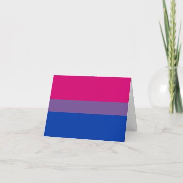 Anúncio Bandeira do Orgulho Bissexual (Frente)