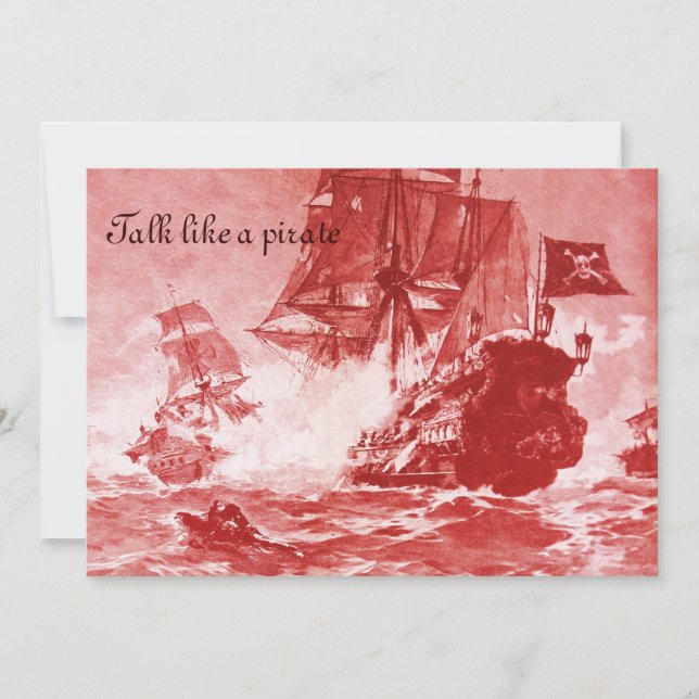 ANÚNCIO BATALHA DE NAVIO PIRATA / MAPAS DE TESOURO DE PIRA (Frente)