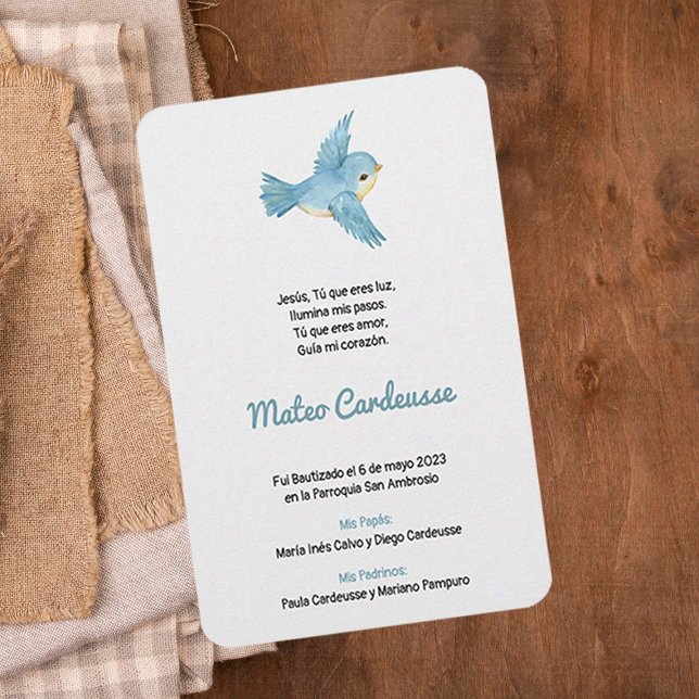 Anúncio Bautismo y bautizo estampa (Criador carregado)