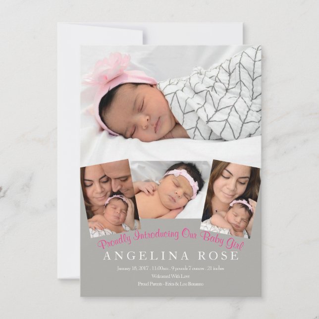 Anúncio Bebê bem-vinda (Frente)