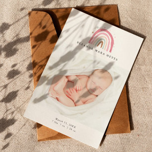 Anúncio Bebê Foto Moderna Nascimento do Arco-Íris do Paste