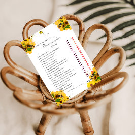 Anúncio Bee & Flor Noiva & Chá de panela Placa de Jogo