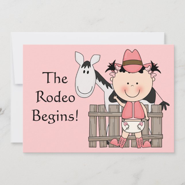 Anúncio Bela Menina e Pônea de Cavalo - Nascimento Ocident (Frente)