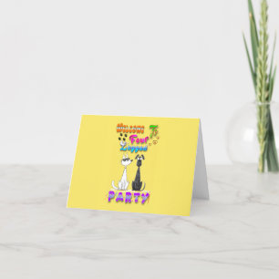 Anúncio Bem-vindo à Festa dos Quatro Pés
