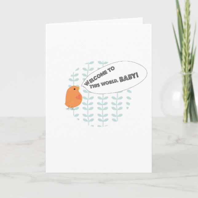 Anúncio Bem-vindo, Bebê! (Frente)