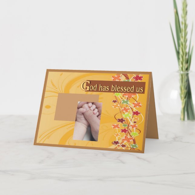 Anúncio Bênção do bebê (Frente)