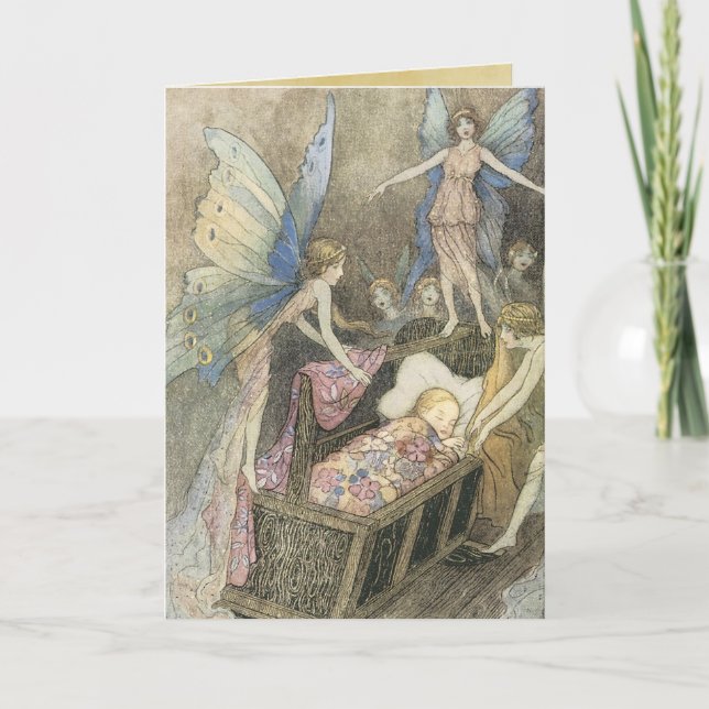 Anúncio Bênçãos do país das fadas em seu bebê novo (Frente)