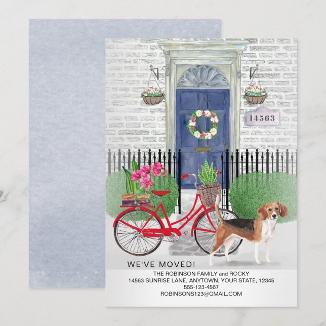 Anúncio Bicicleta de Cachorro Movendo Nova Casa (Frente/Verso)