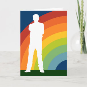 Anúncio big gay rainbow coming out announcement